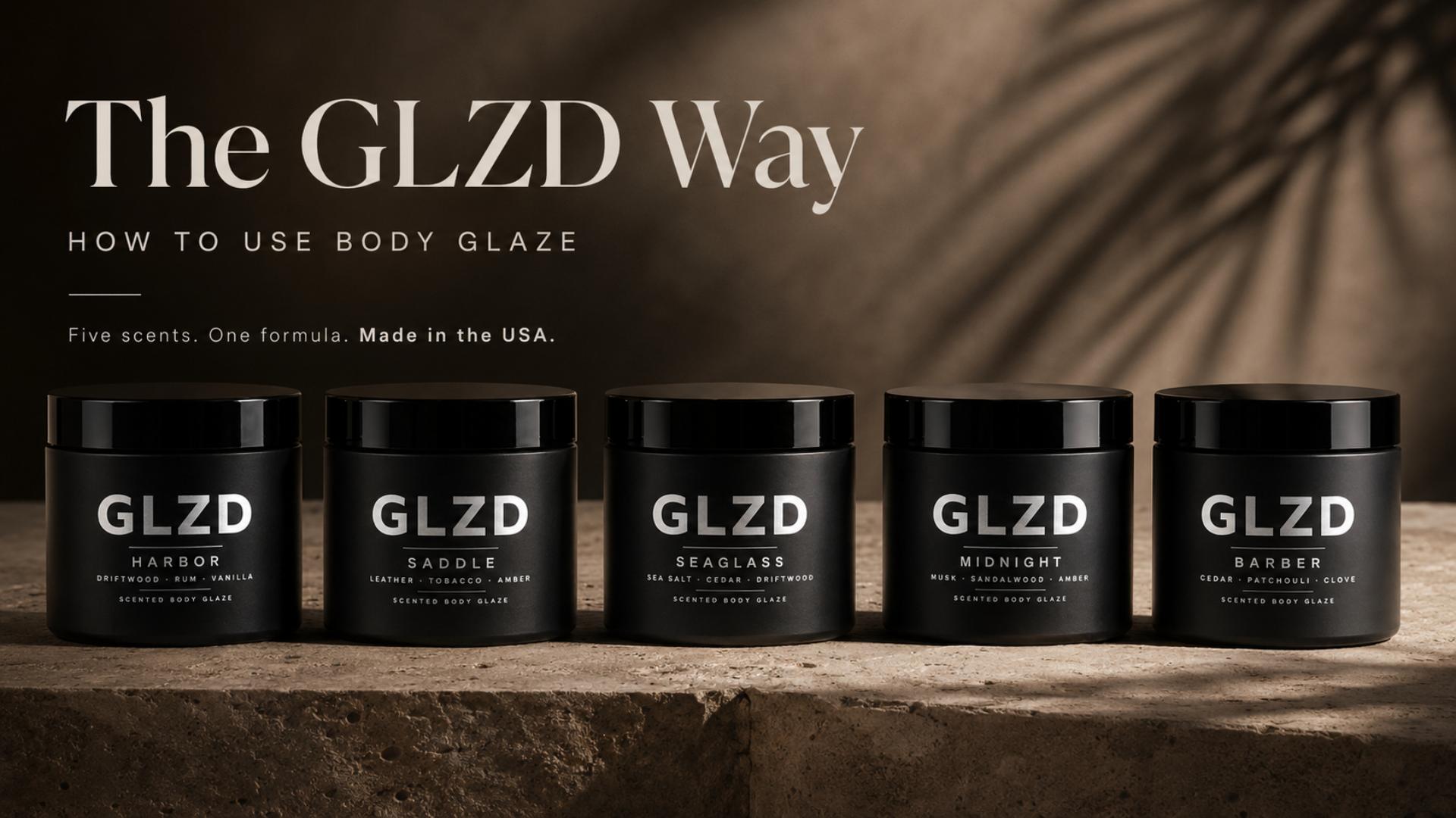 body glaze scents by GLZD
